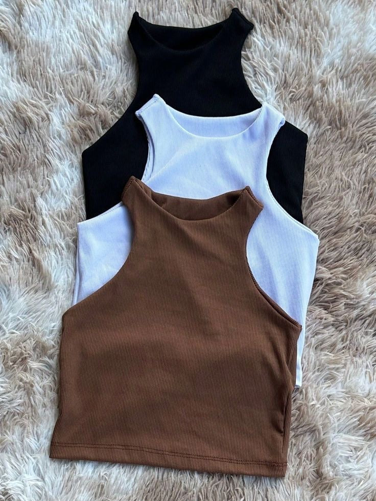 Ladies pack of 3 crop top