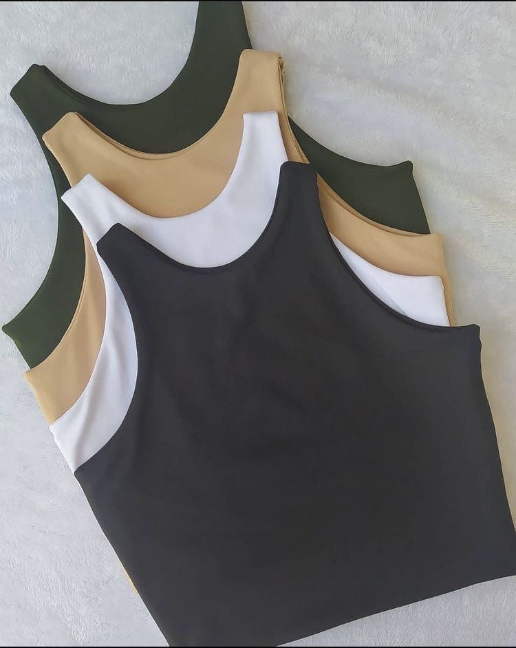 Ladies pack of 3 crop top