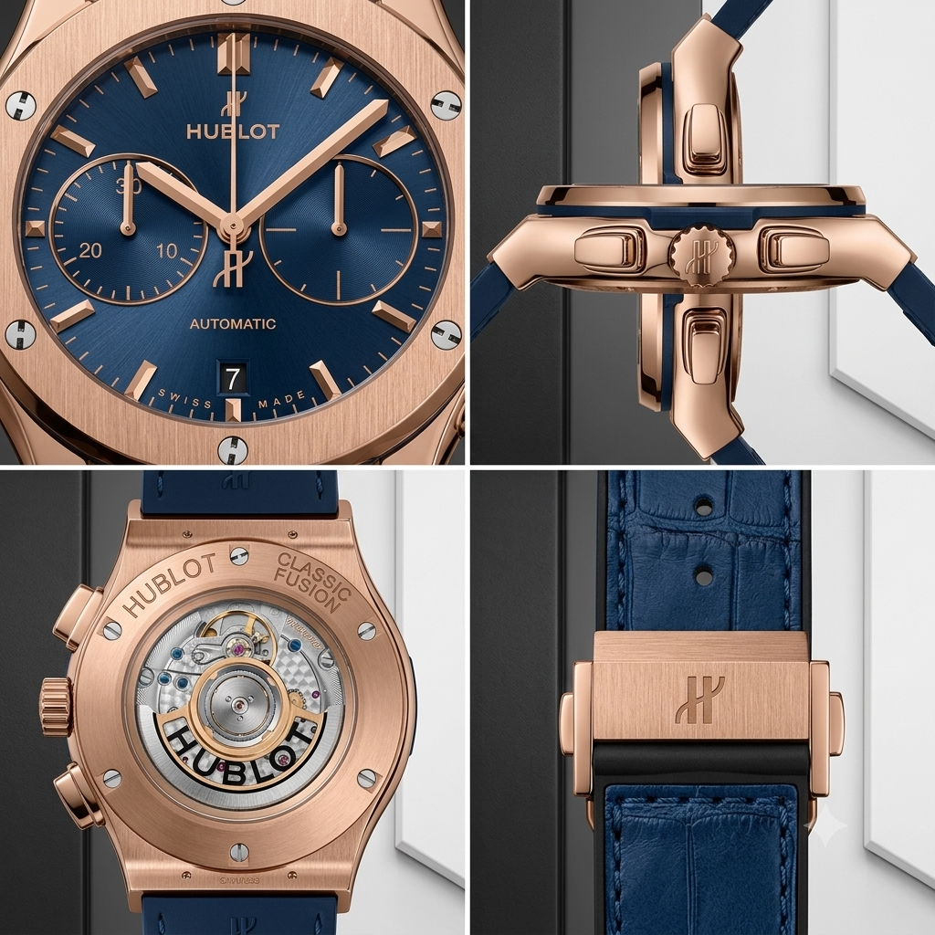 Hublot Classic Fusion Chronograph King Gold Blue (Ref. 521.OX.7180.LR)